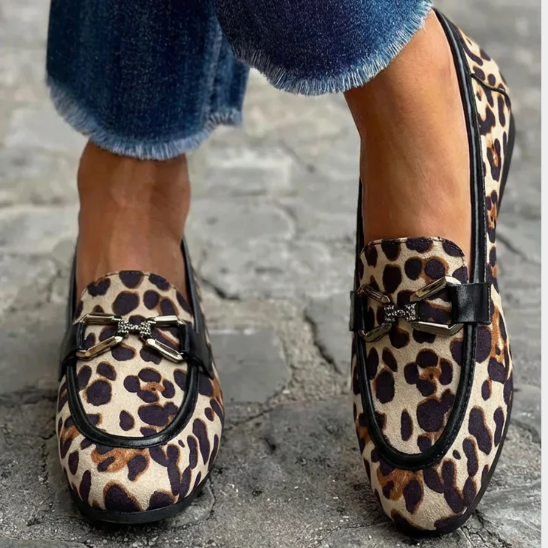 Genoves | Mocasines Leopardo Moderno