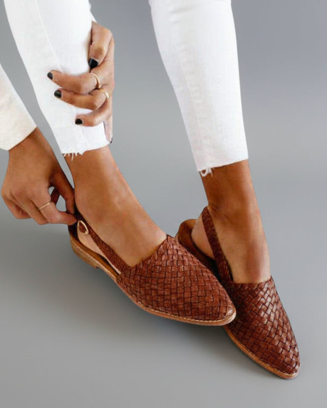 Aurora | Mocasines tejidos con diseño artesanal