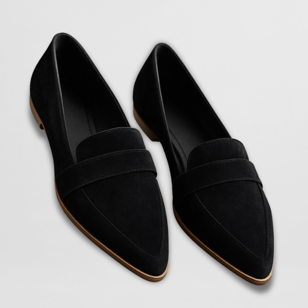 Helen | Mocasines de gamuza suave sin agujetas
