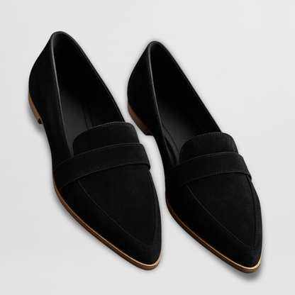 Helen | Mocasines de gamuza suave sin agujetas
