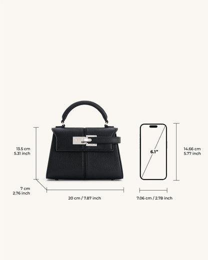 Bolso estructurado con asa superior