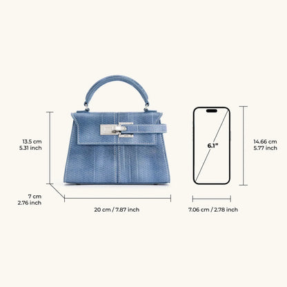 Bolso estructurado con asa superior