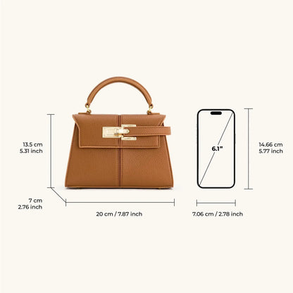 Bolso estructurado con asa superior