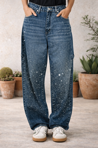 Jeans de pierna amplia estilo barrel