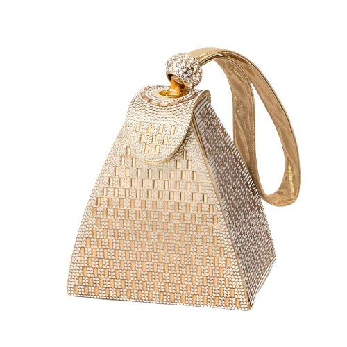 Mini bolso estructurado con pedrería