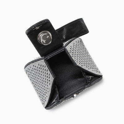 Mini bolso estructurado con pedrería