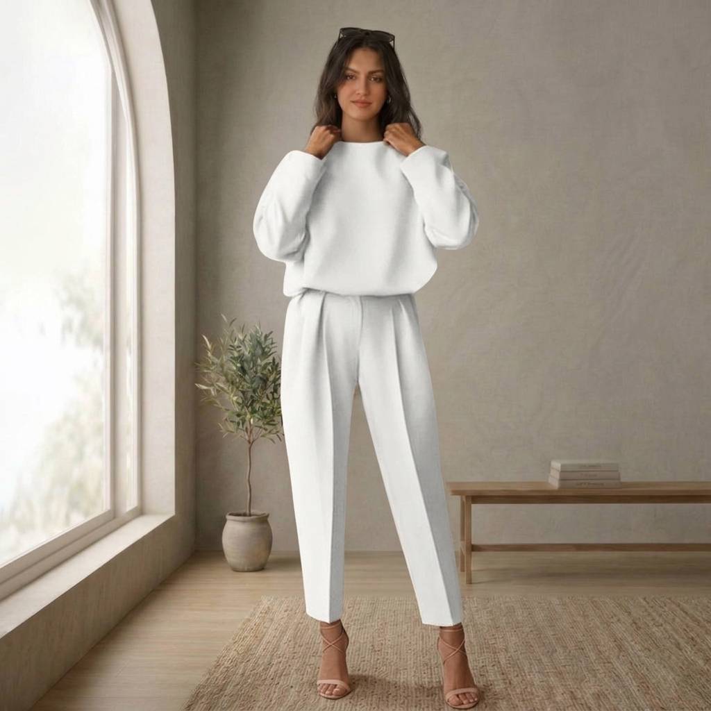 Conjunto cómodo de dos piezas