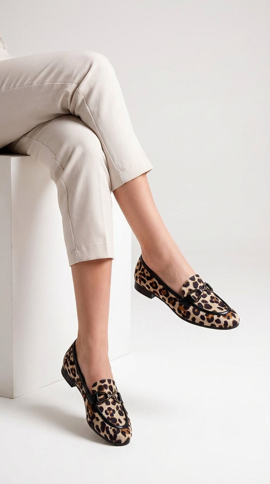 Genoves | Mocasines Leopardo Moderno