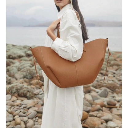 Bolso tote amplio de diseño minimalista