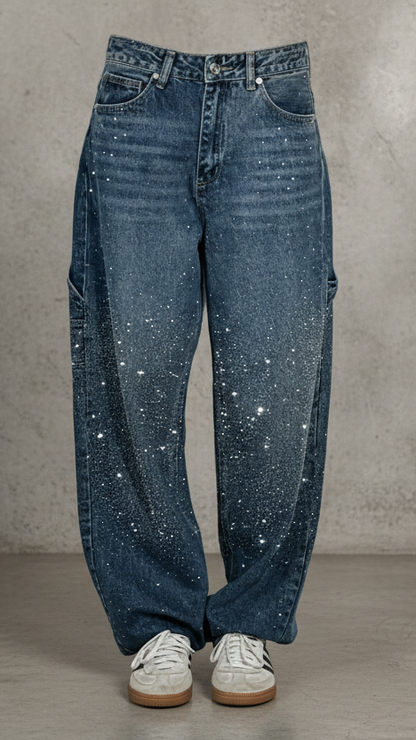 Jeans de pierna amplia estilo barrel