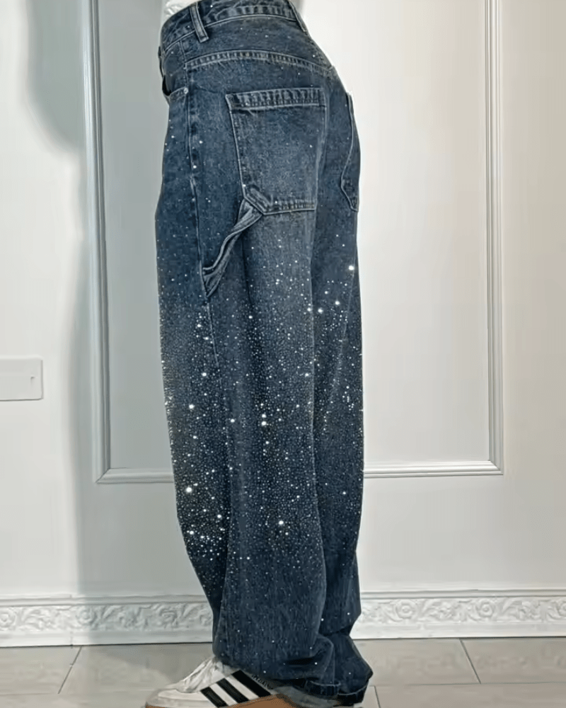 Jeans de pierna amplia estilo barrel