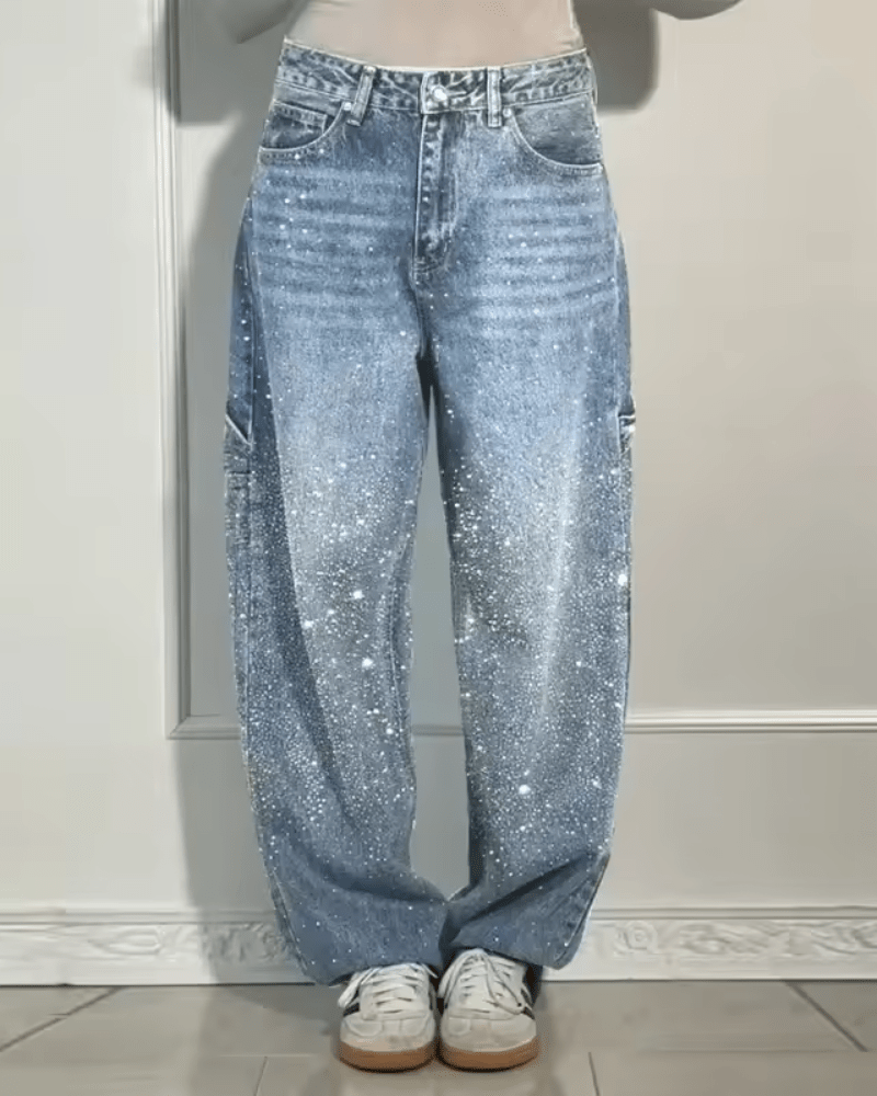 Jeans de pierna amplia estilo barrel
