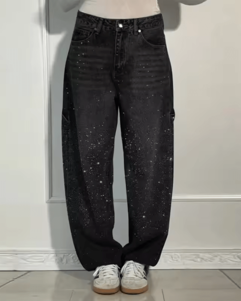 Jeans de pierna amplia estilo barrel