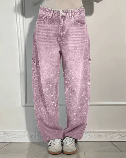 Jeans de pierna amplia estilo barrel
