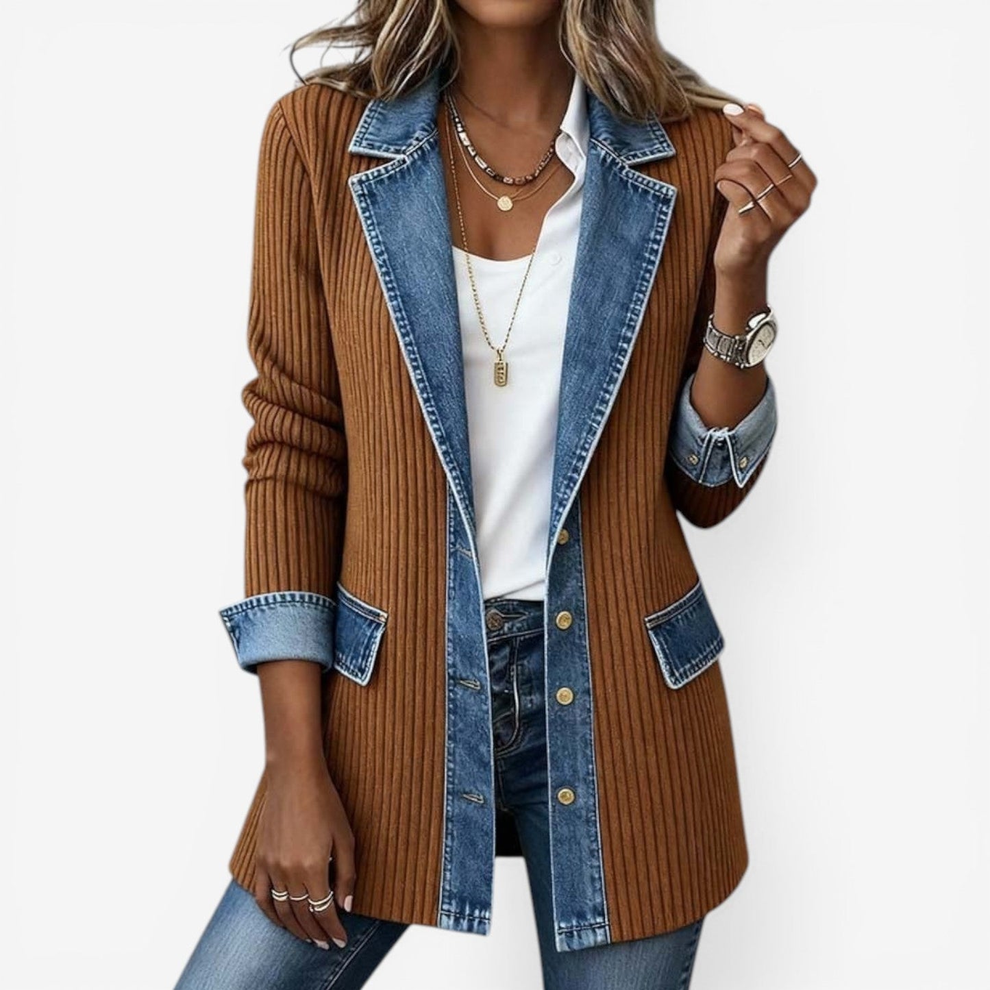 Emilia | Chaqueta Vaquera de Punto