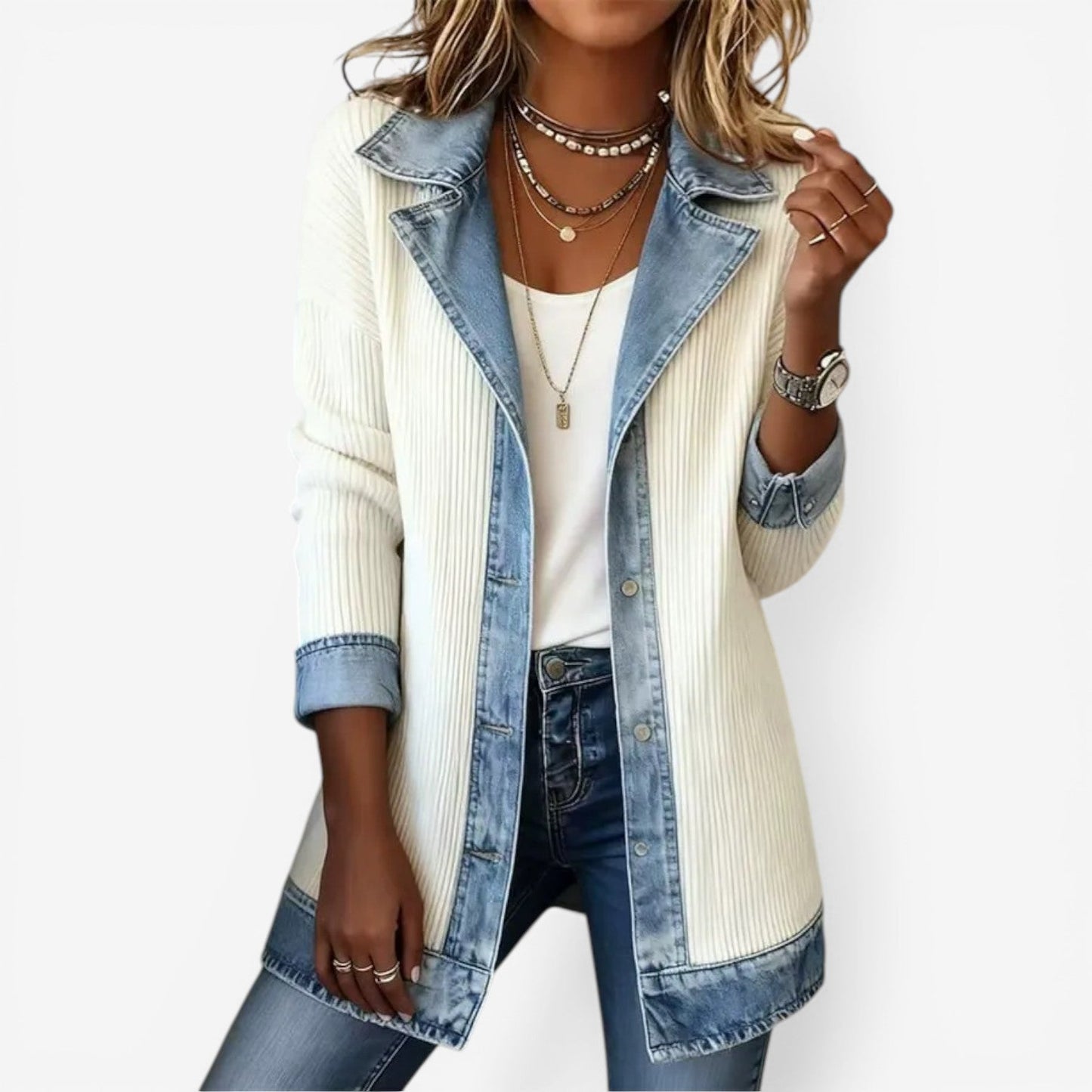 Emilia | Chaqueta Vaquera de Punto