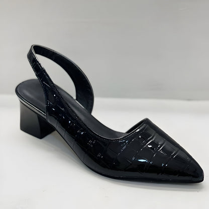 Lynn | Zapatos destalonados de punta fina con tacón bajo