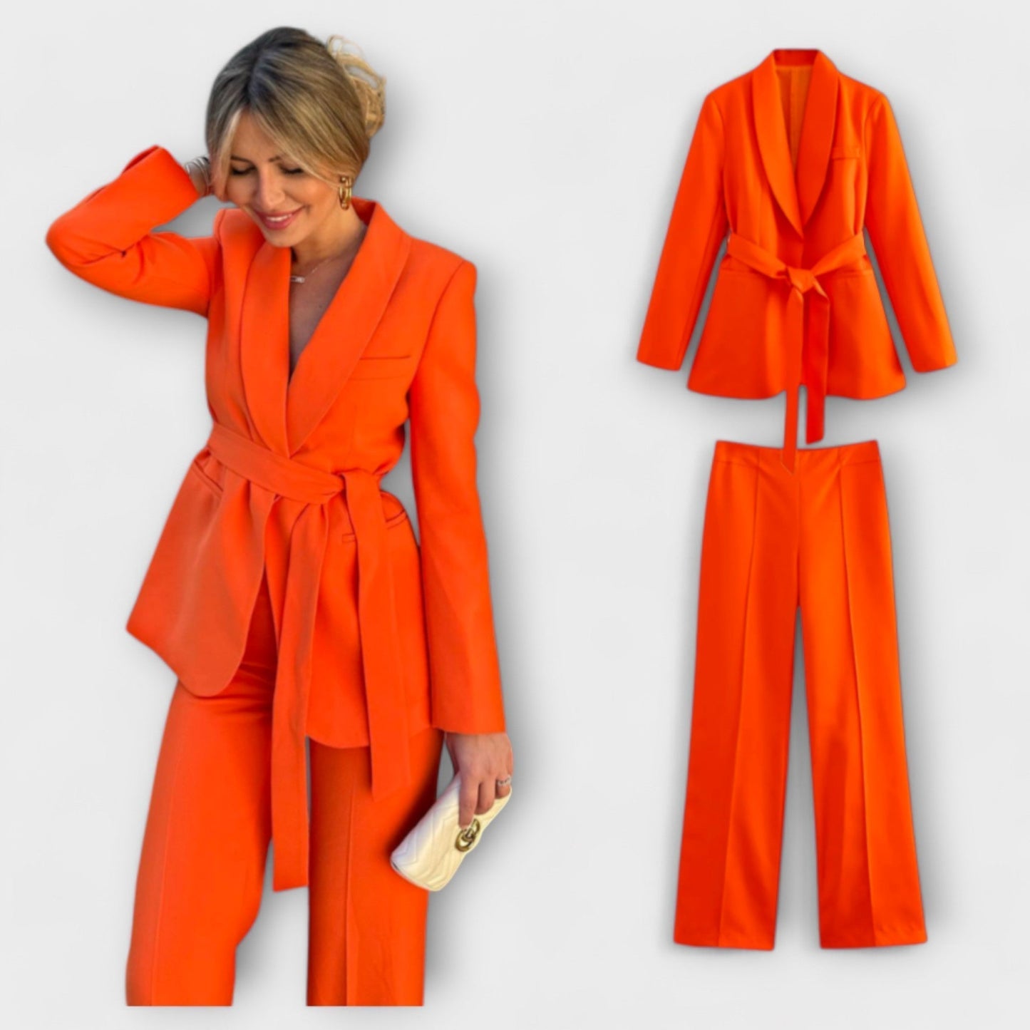 Conjunto sastre Lena con blazer y pantalón elegante