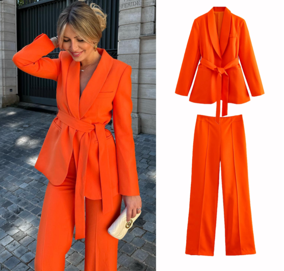 Conjunto sastre Lena con blazer y pantalón elegante
