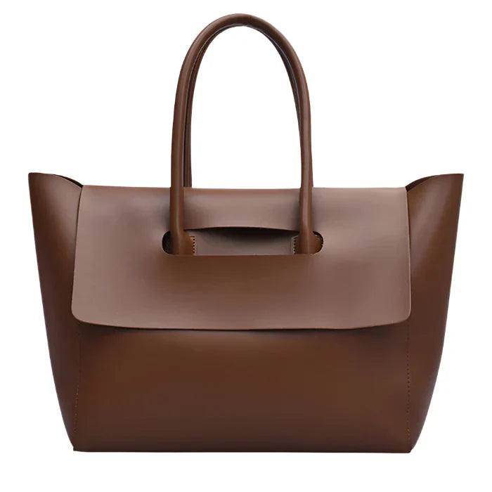Bolso tote amplio con diseño minimalista