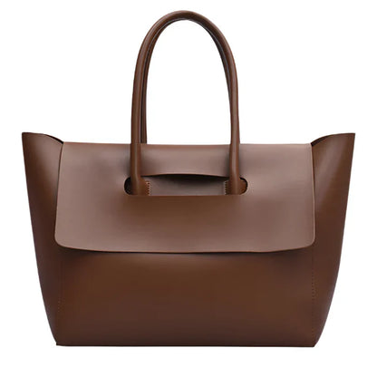 Bolso tote amplio con diseño minimalista