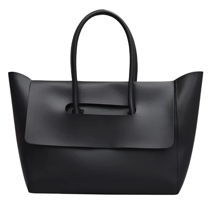 Bolso tote amplio con diseño minimalista