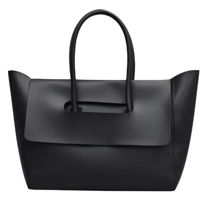 Bolso tote amplio con diseño minimalista
