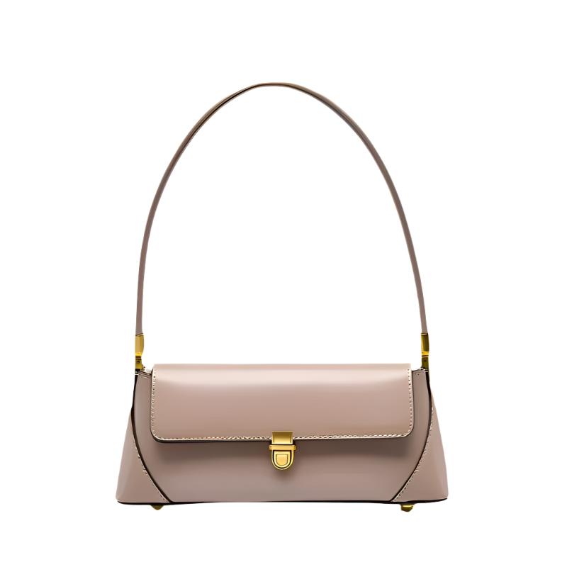 Bolso de hombro estructurado con solapa