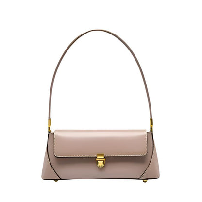 Bolso de hombro estructurado con solapa