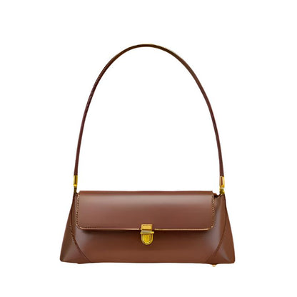 Bolso de hombro estructurado con solapa
