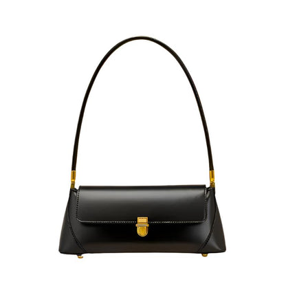 Bolso de hombro estructurado con solapa