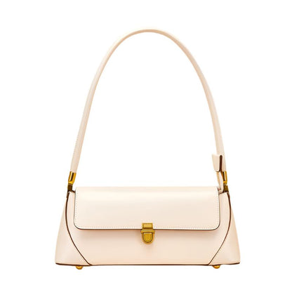 Bolso de hombro estructurado con solapa