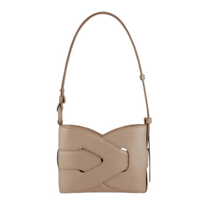 Bolso de hombro compacto con solapa