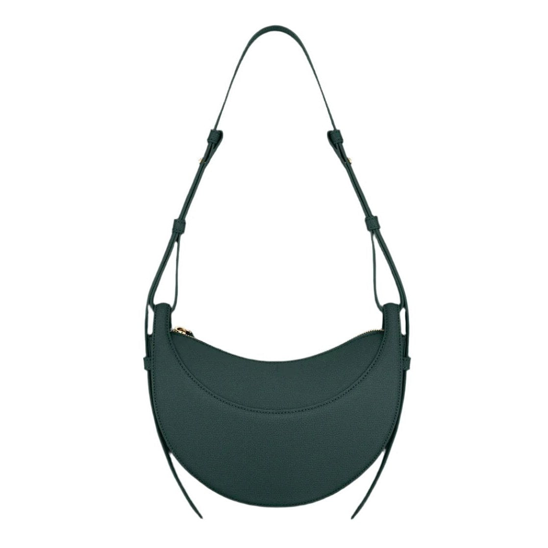 Bolso de hombro semicircular