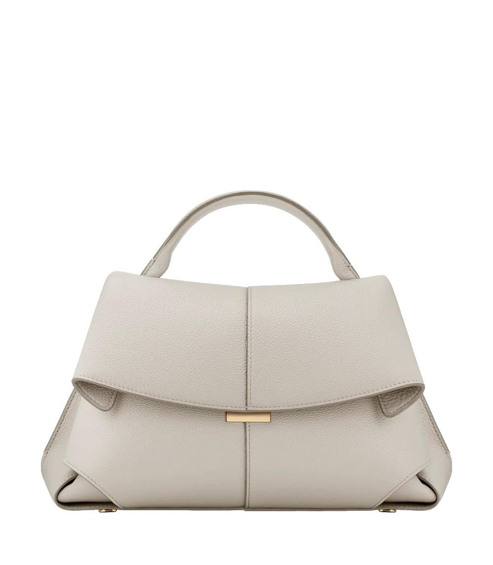 Bolso estructurado con solapa