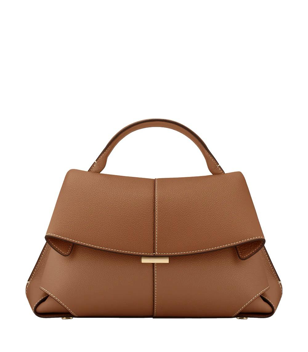 Bolso estructurado con solapa