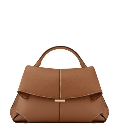 Bolso estructurado con solapa