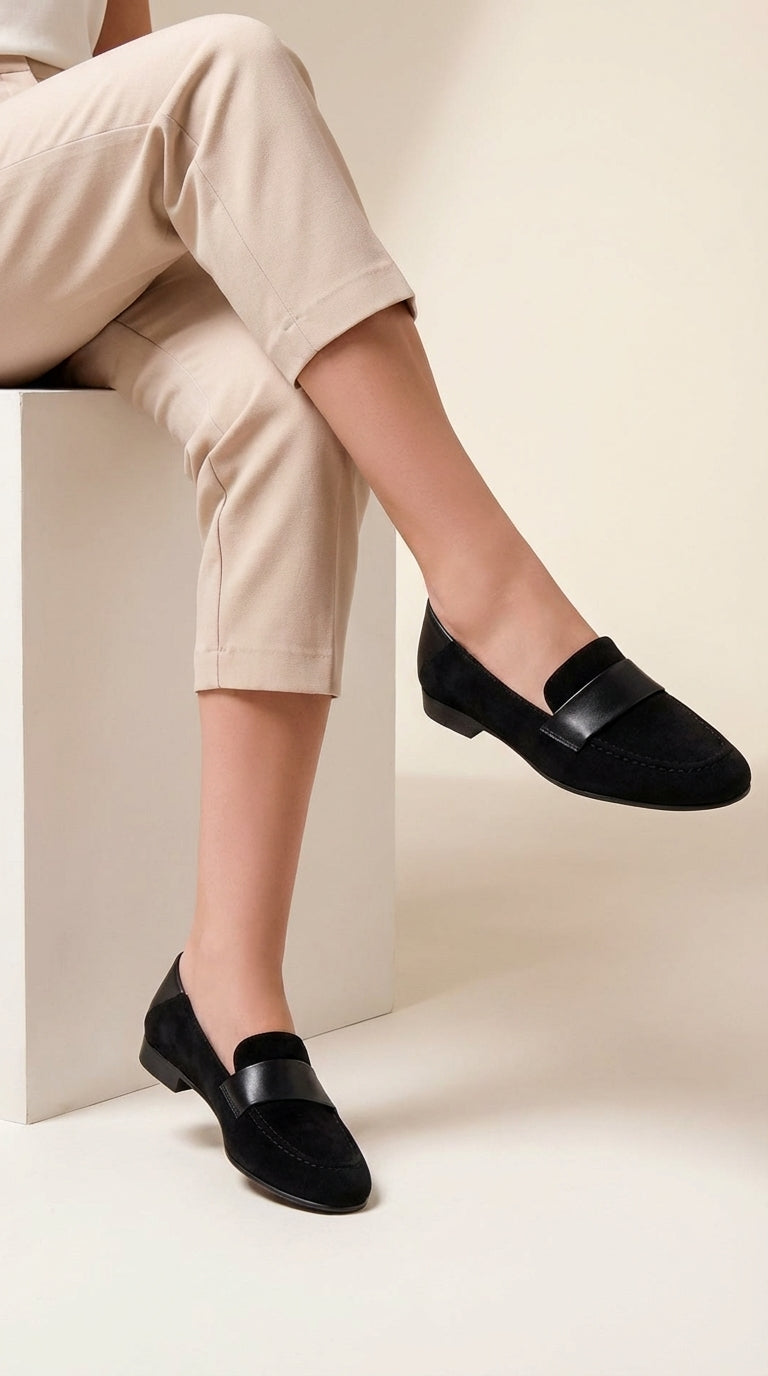 Elra | Mocasines clásicos de piel sintética con diseño elegante