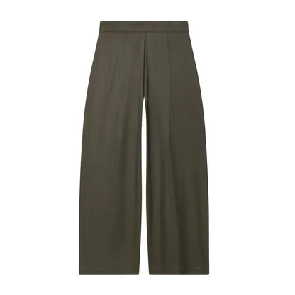 Pantalón de vestir de tiro alto con pierna amplia