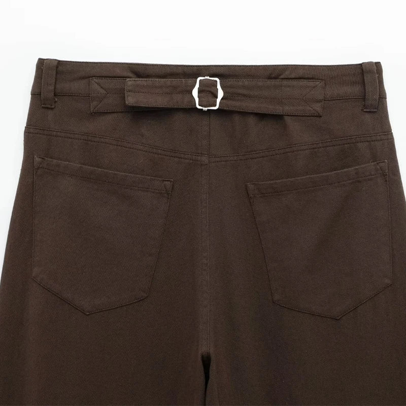 Jeans de corte recto con tiro medio