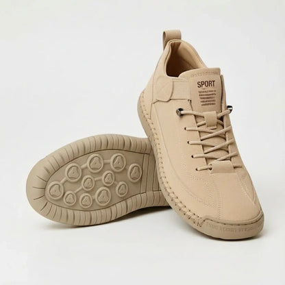 Zapatillas confort de cuero